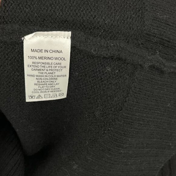 Hill House Silvia Sweater Black Size XS 100% Merino Wool - Picture 6 of 8